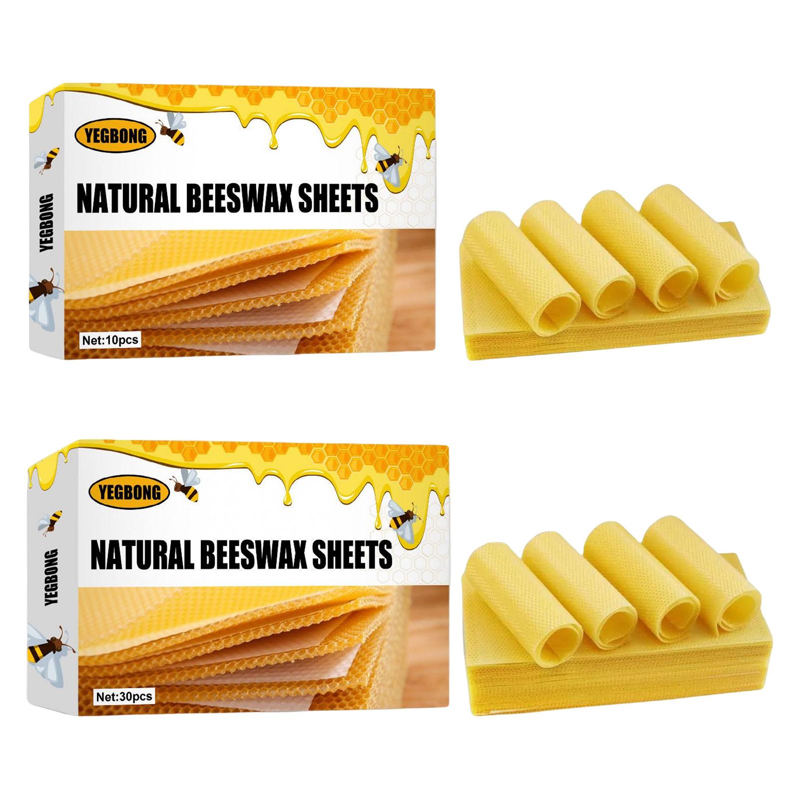 Hojas de cera de abejas, hojas - Candle Making Kit Beeswax reseña y precio