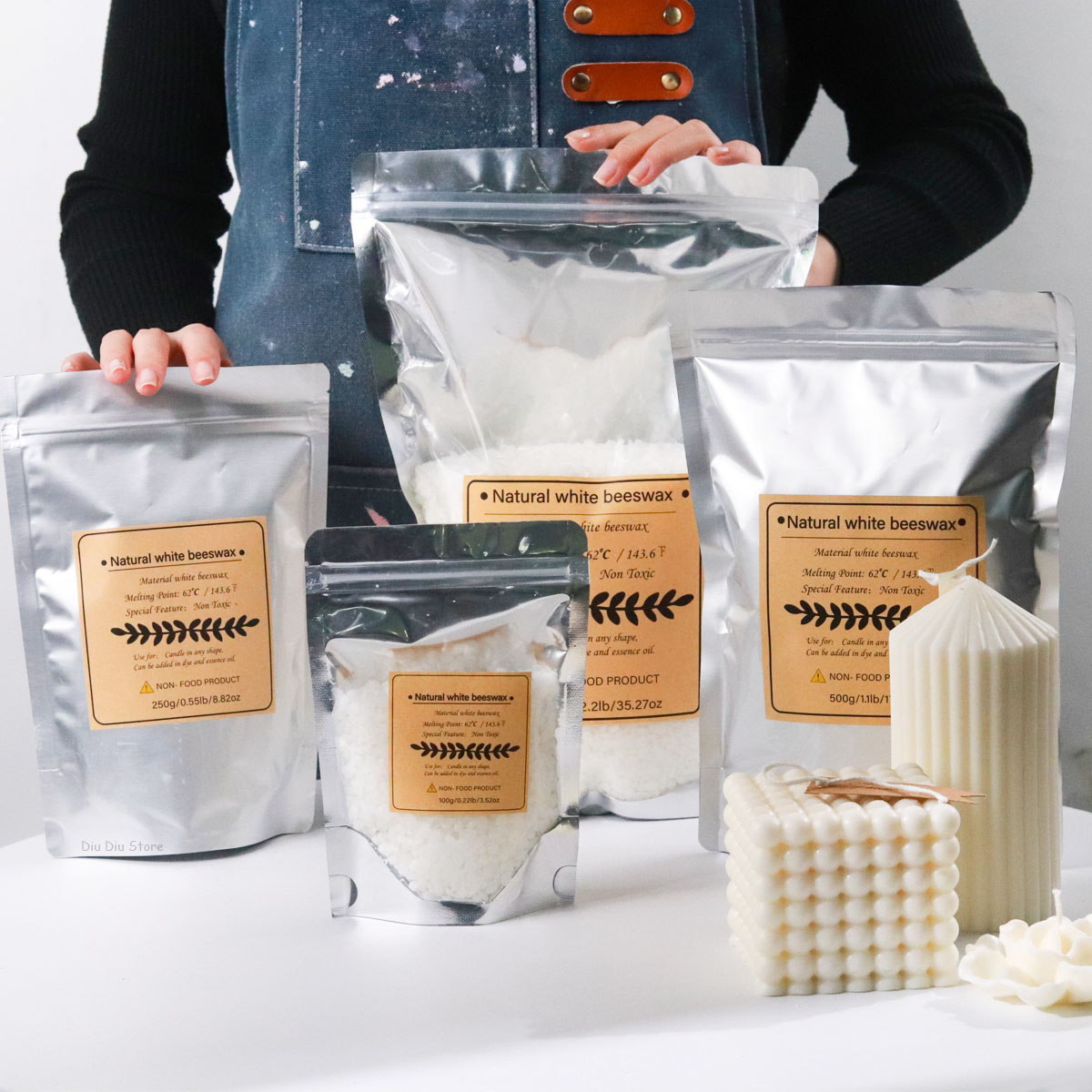 Cera de abejas blanca, vela pe - Candle Making Kit Beeswax reseña y precio