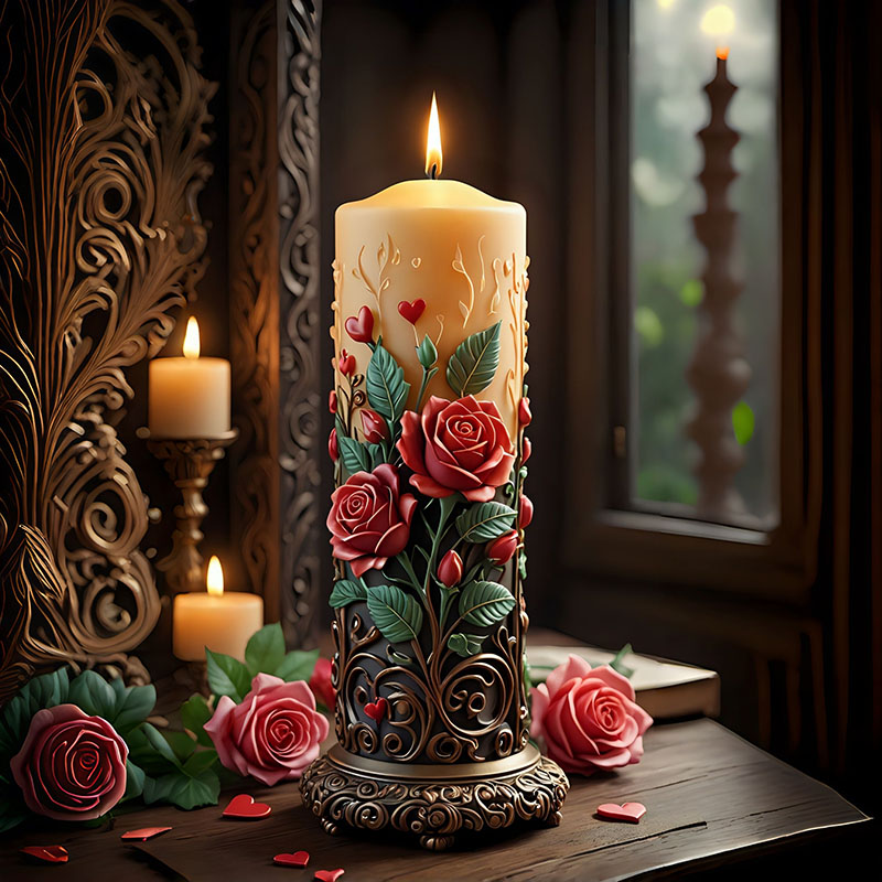 Molde de silicona con forma de - Candle Making Vinings reseña y precio