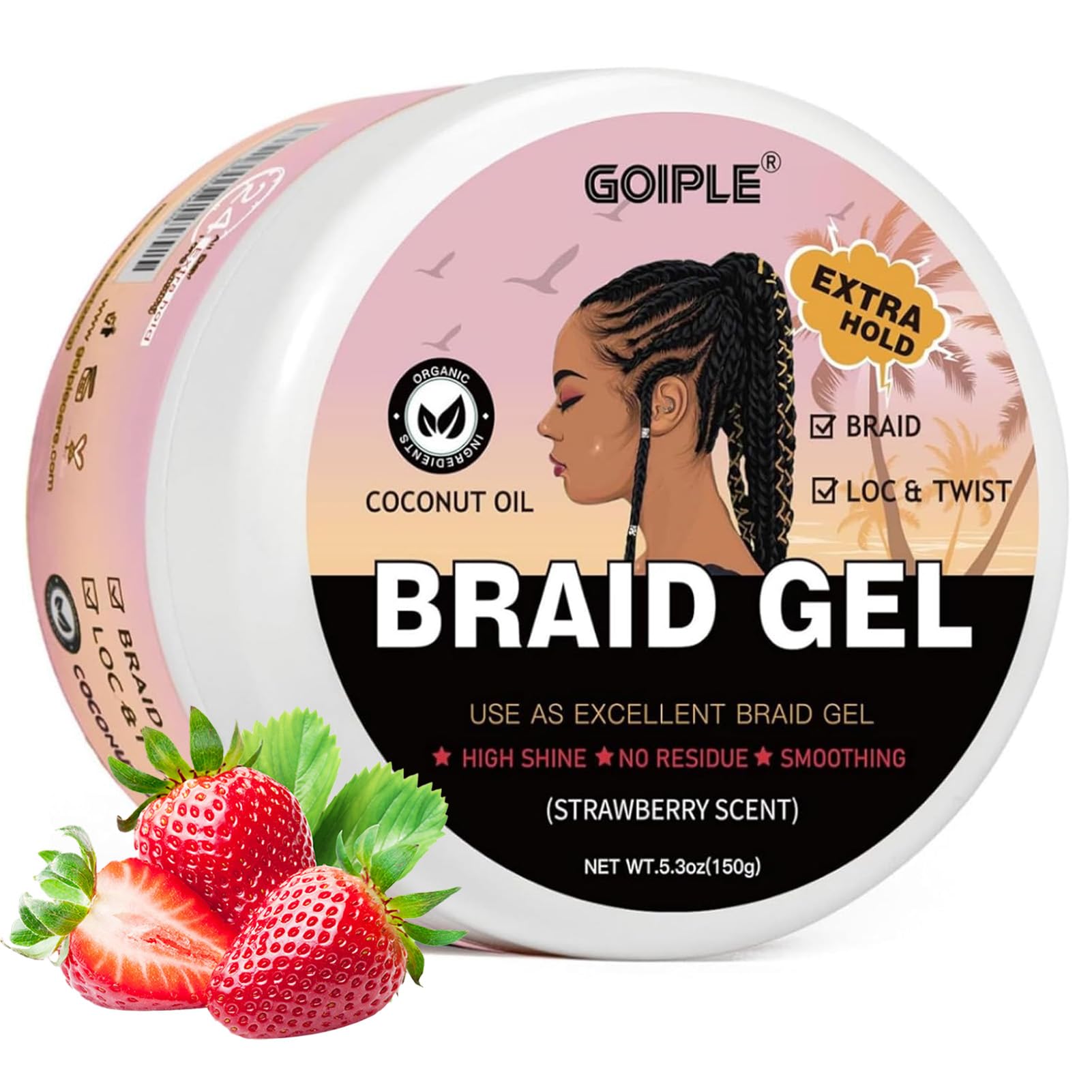 GOIPLE-Gel trenzado con aroma  - Coconut Wax Flake reseña y precio