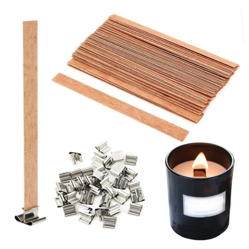 30 Uds. Mecha de vela de mader - Candle Making Kit Beeswax reseña y precio