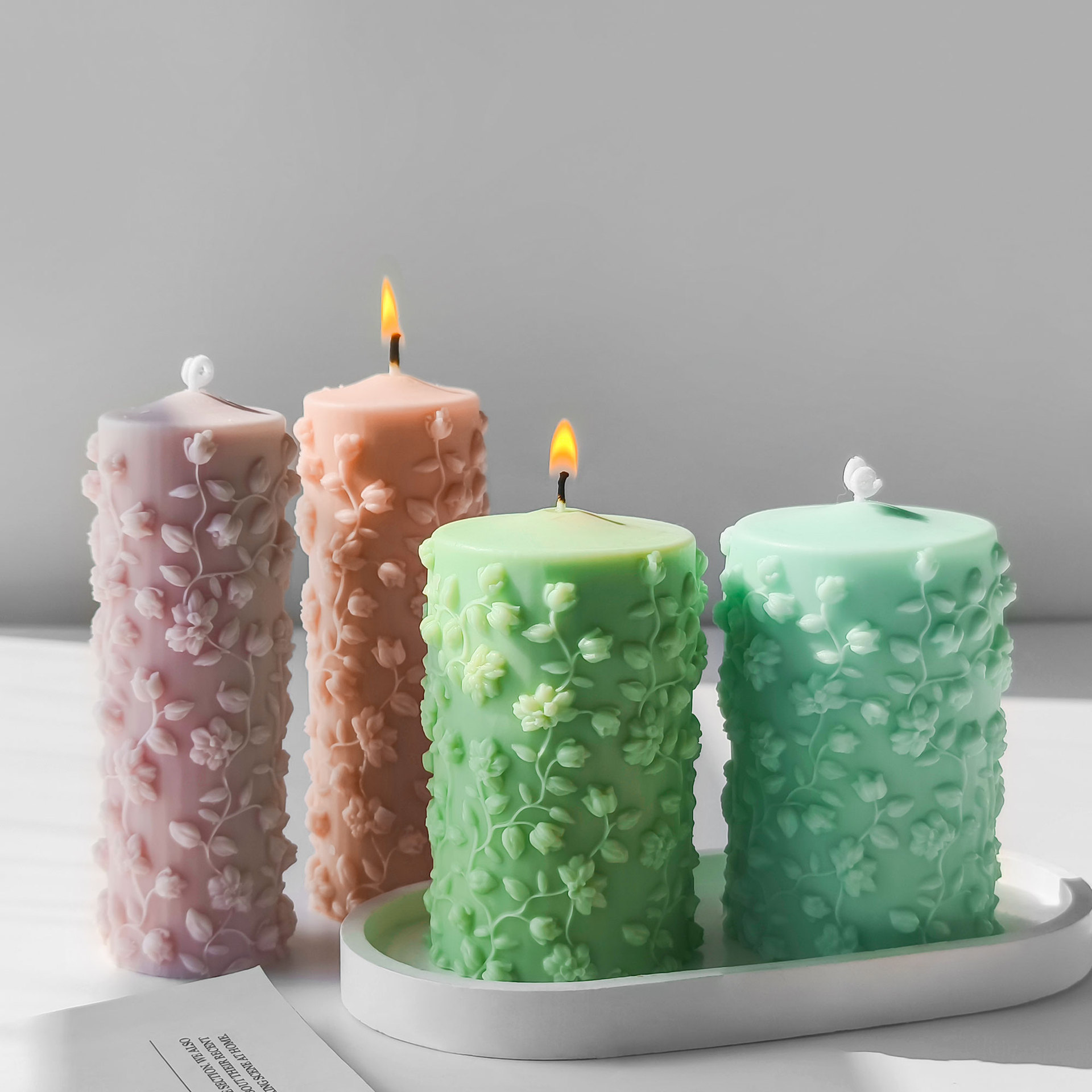 Moldes de enredaderas en relie - Candle Making Vinings reseña y precio