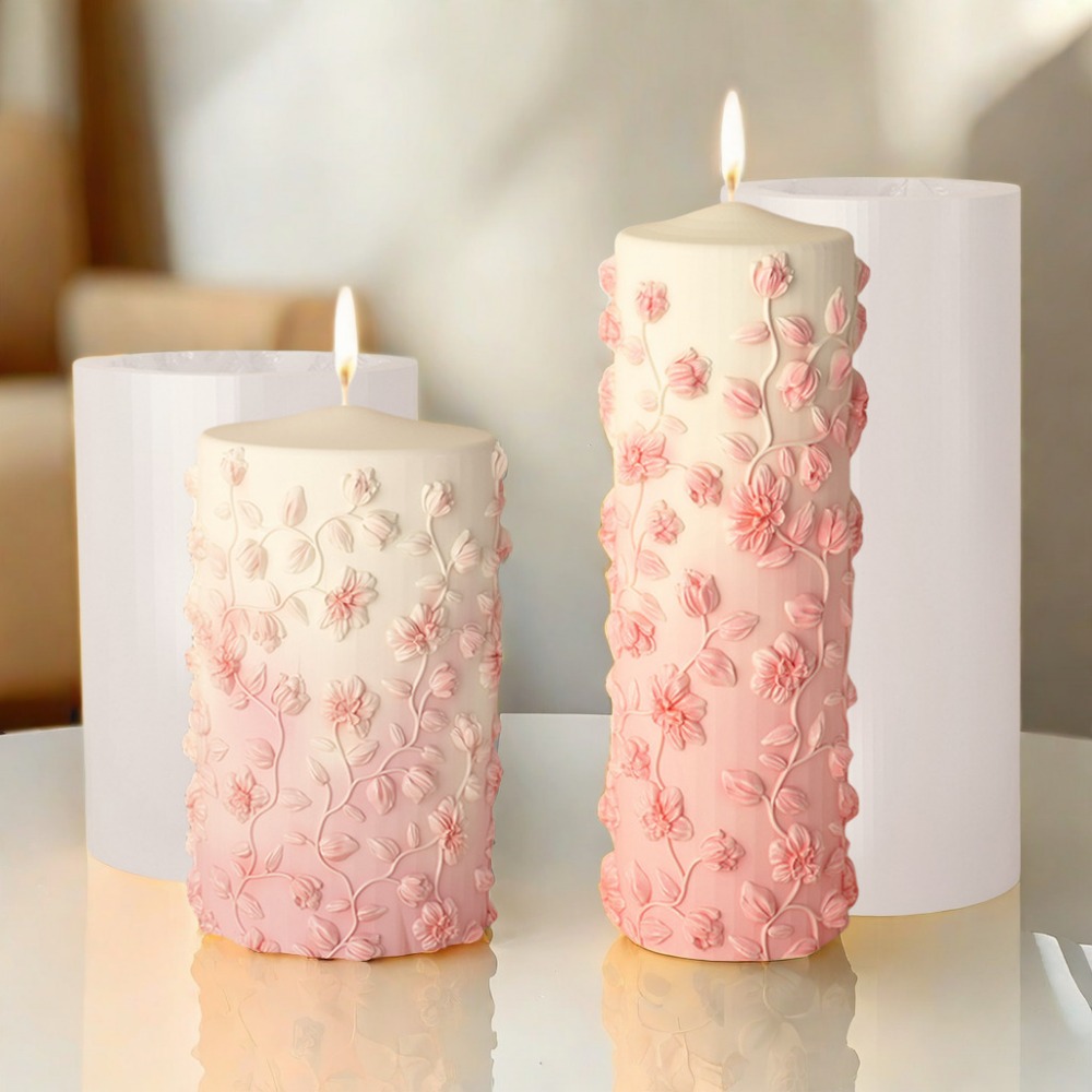 Molde de vela cónica con relie - Candle Making Vinings reseña y precio